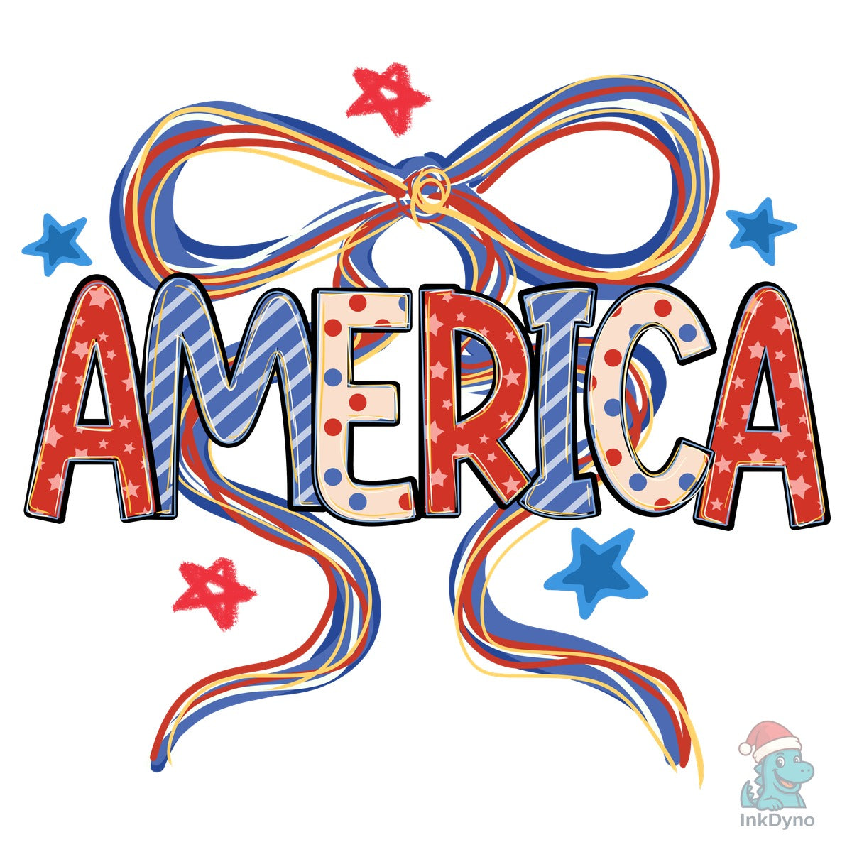 Preppy America Coquette 4th July