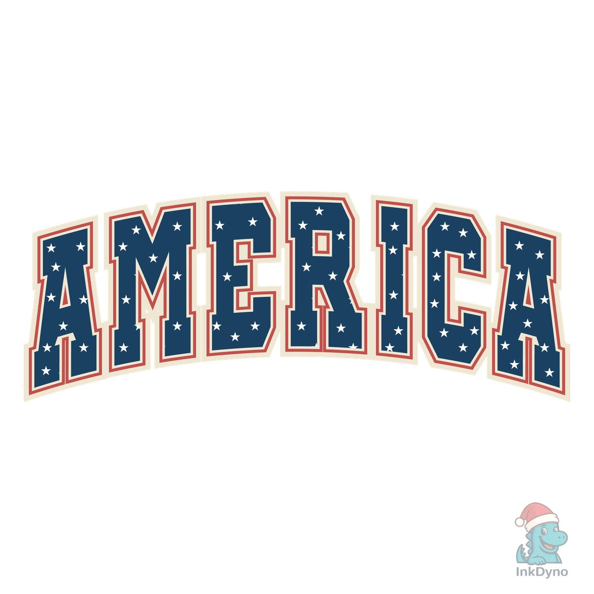 America Varsity Retro T Shirt