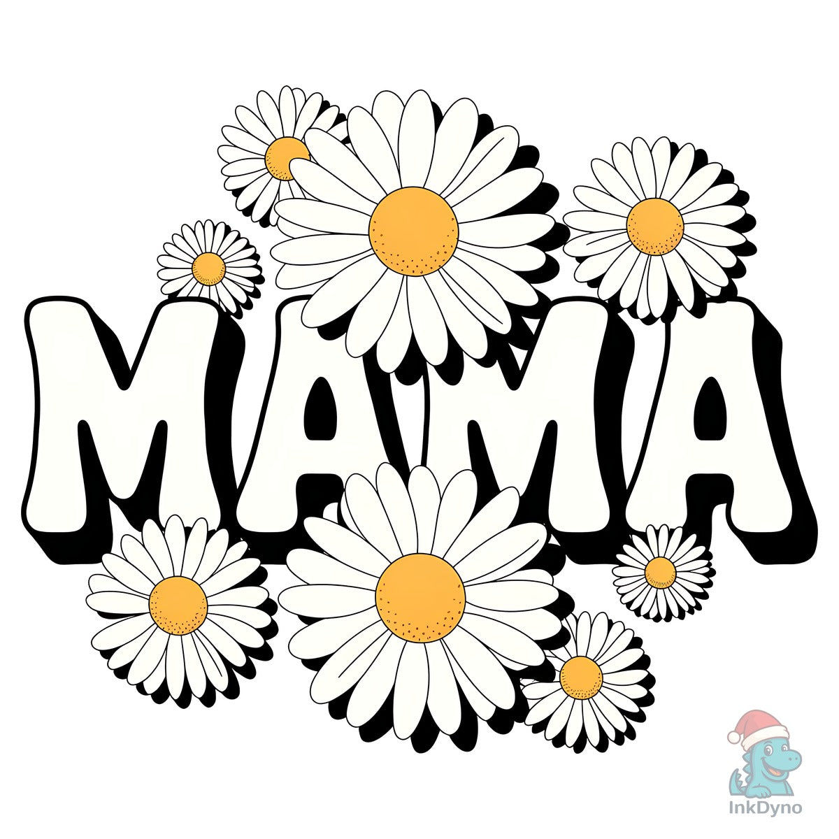 Mama Mothers Day Flowers Sublimation