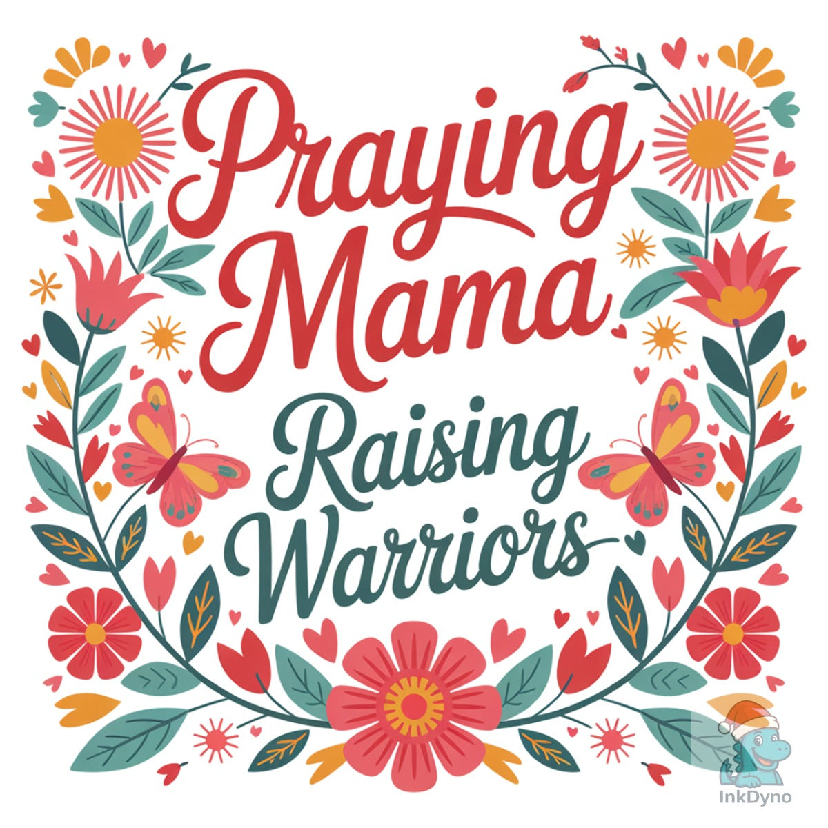 Praying Mama Raising Warriors Boho