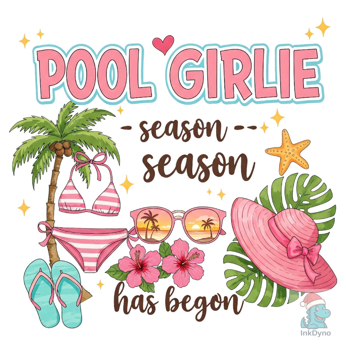 Pool Girlie Season Summer Beach