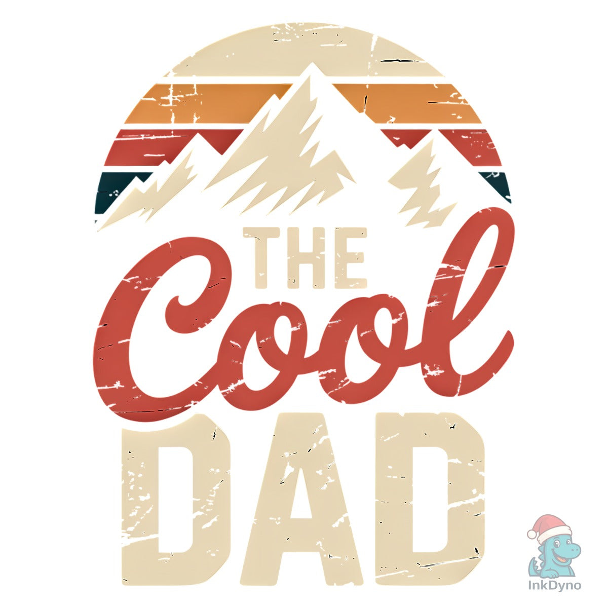 Retro Cool Dad Hiking Dad Father