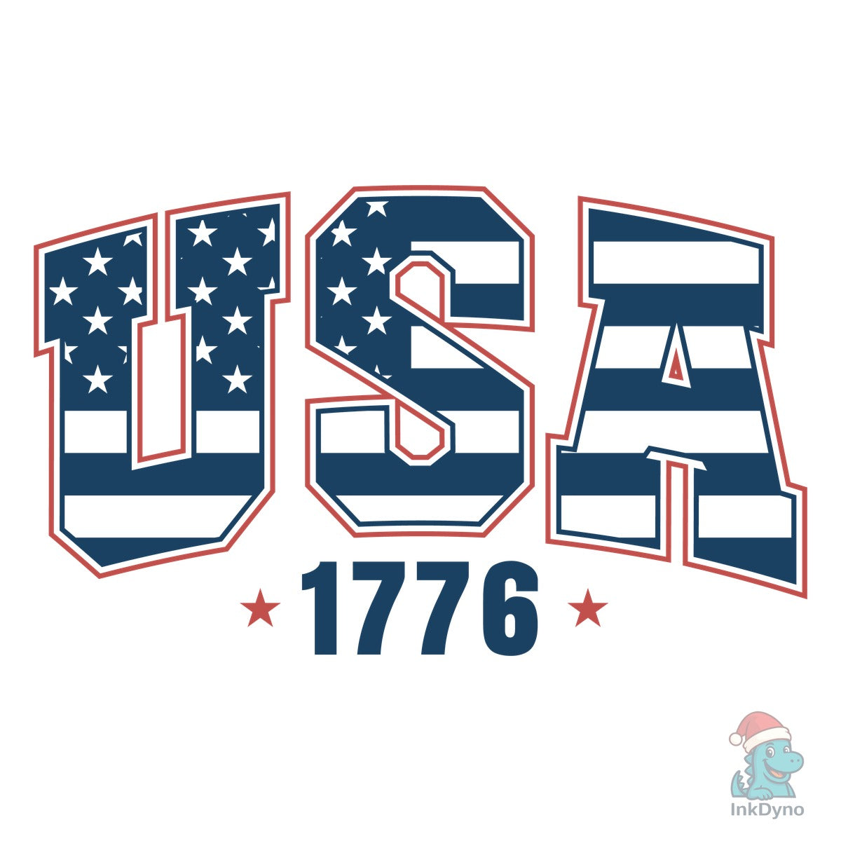 Retro USA 1776 T Shirt USA
