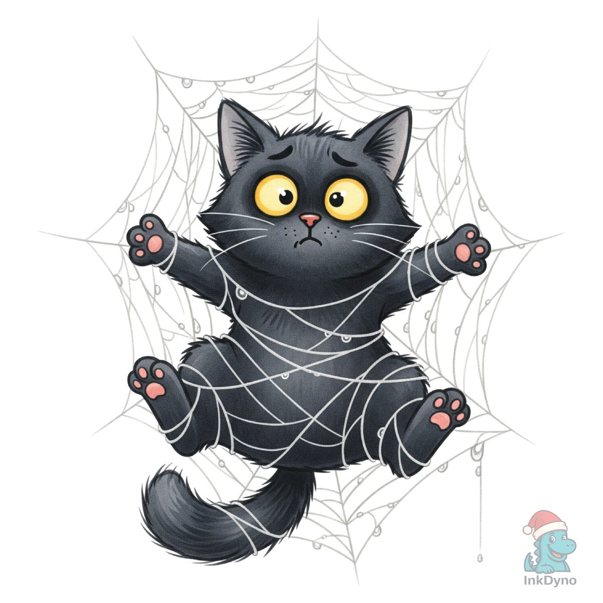 Funny Halloween Black Cat
