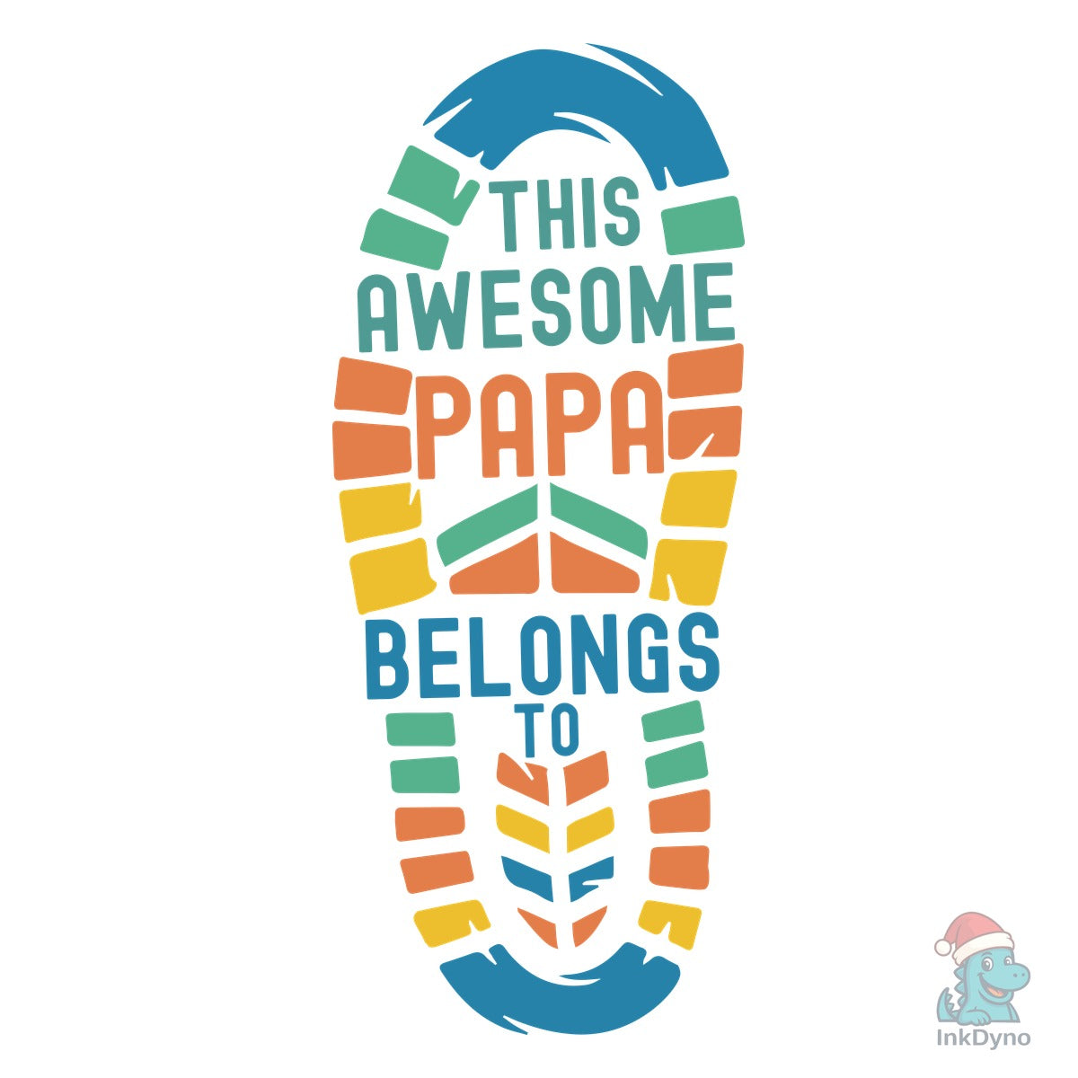 This Awesome Papa Footprint