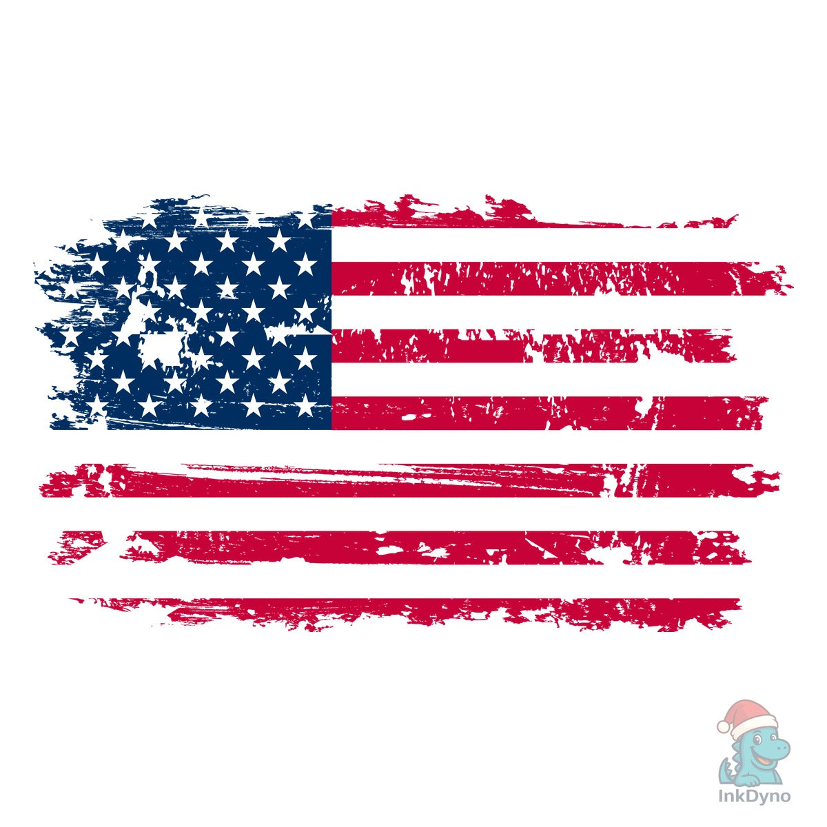 USA Flag Grunge American T Shirt