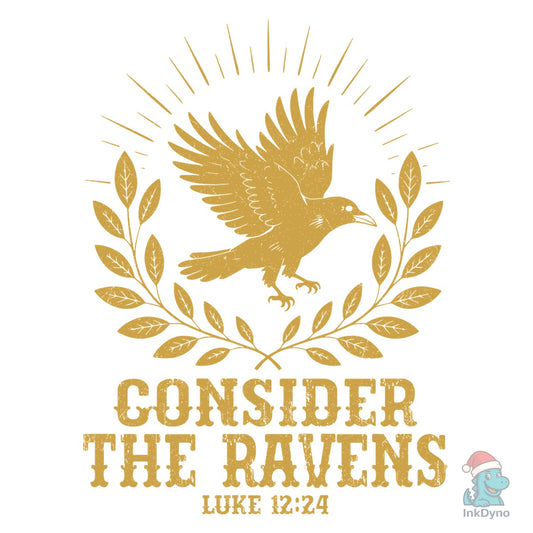 Consider the Ravens Bible Art - DTF Transfer