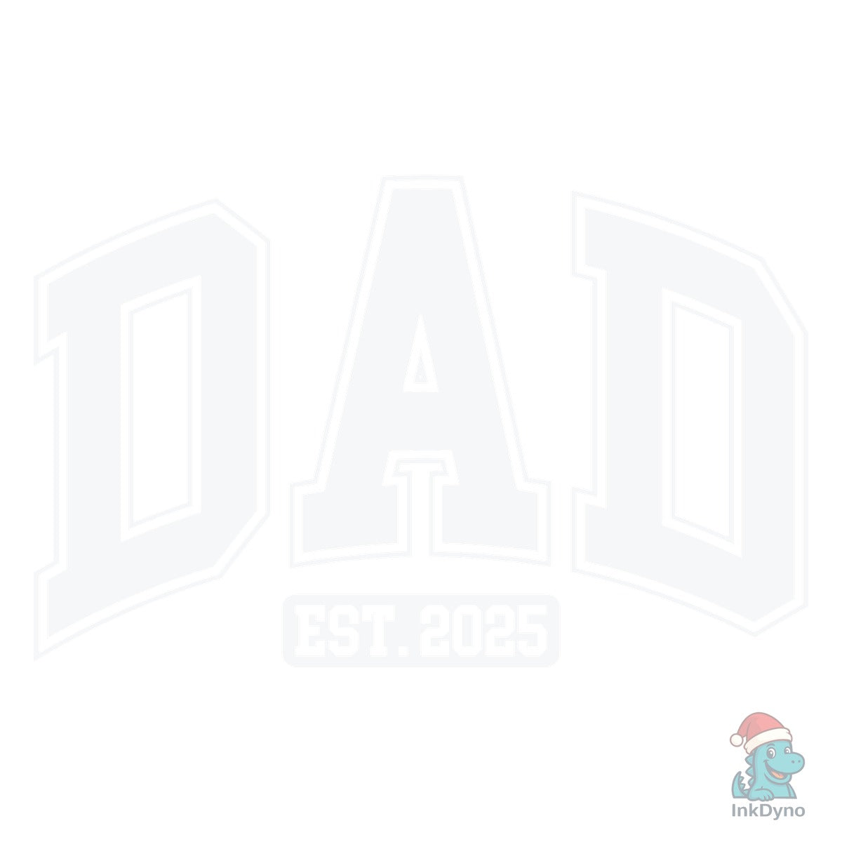 Dad Est 2025 Varsity Father Gift