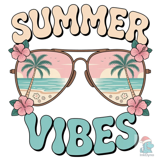Summer Vibes Shirt Vacation - DTF Transfer