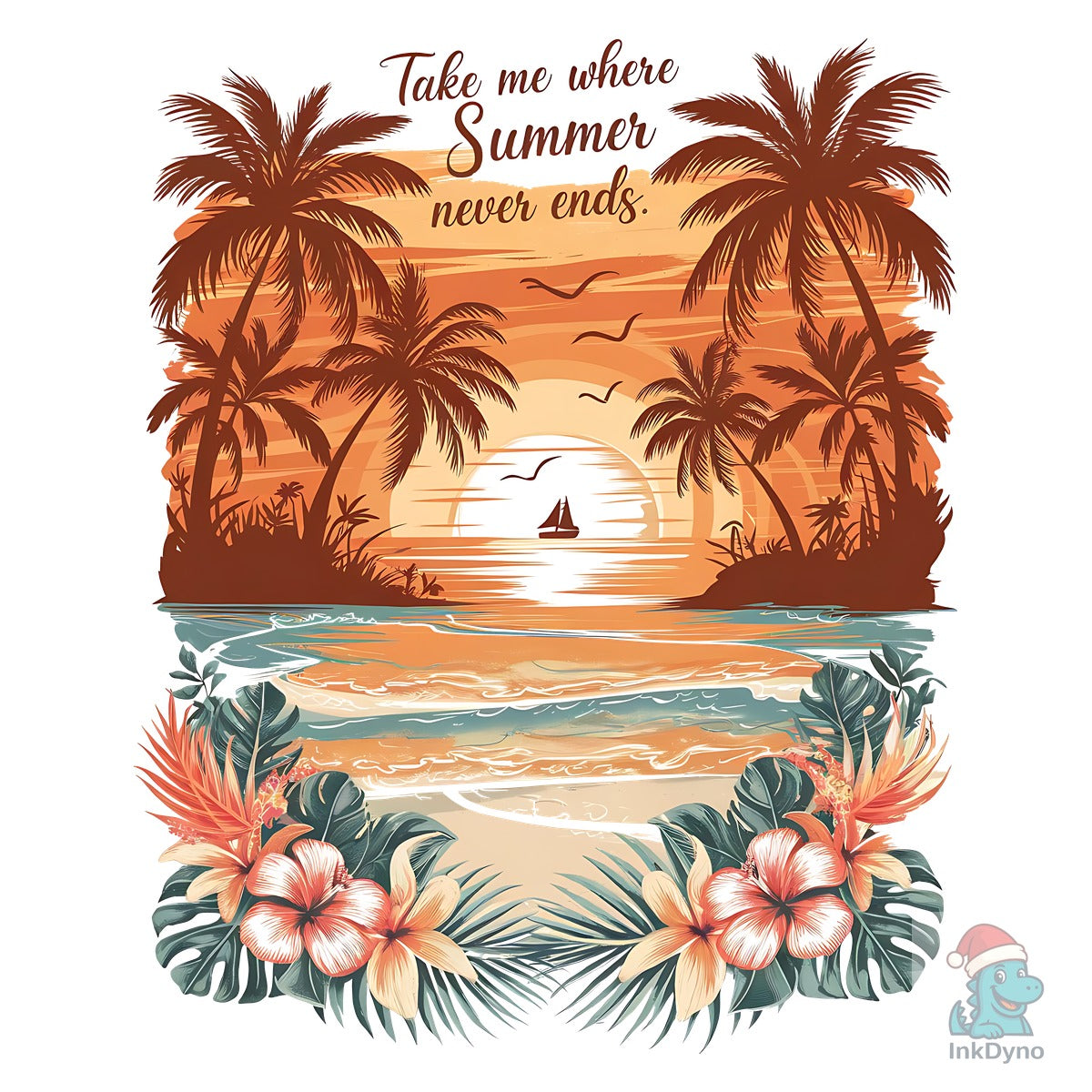 Vintage Summer Vacation Tropica