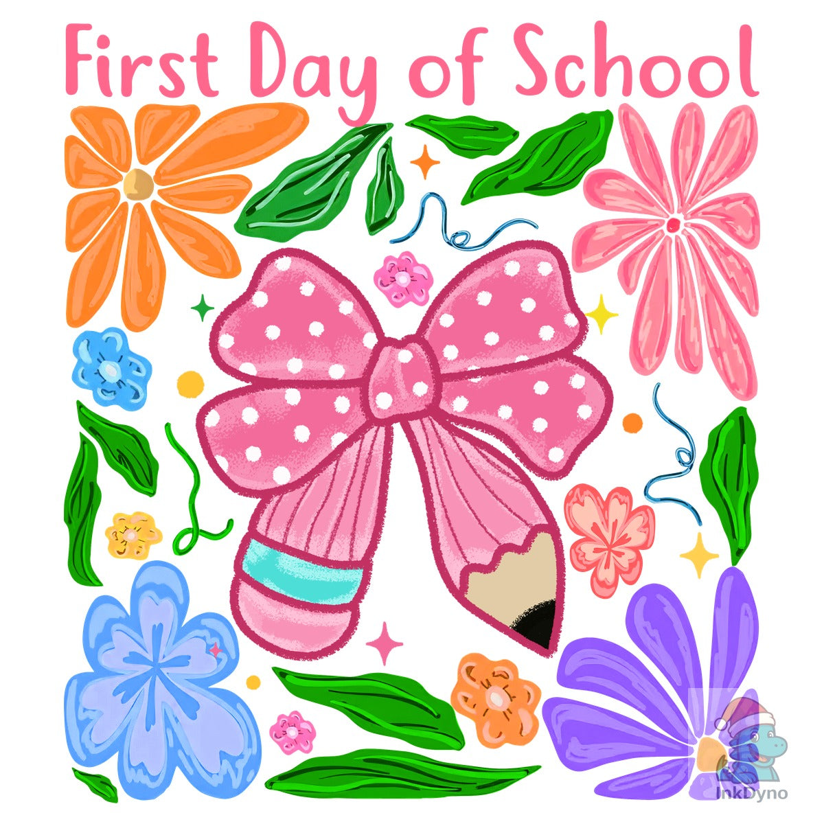 First Day of School Bow Pencil