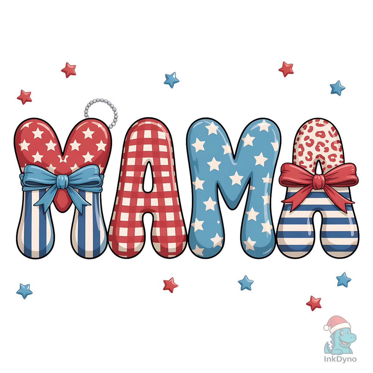 Mama Cute Patriotic 4th of July