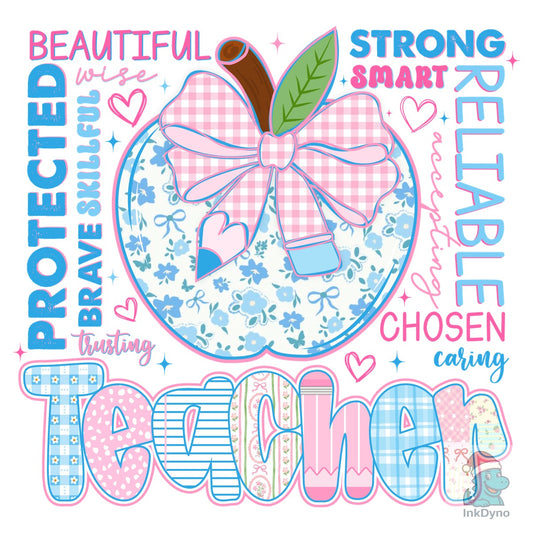 Teacher Back to School - DTF Transfer