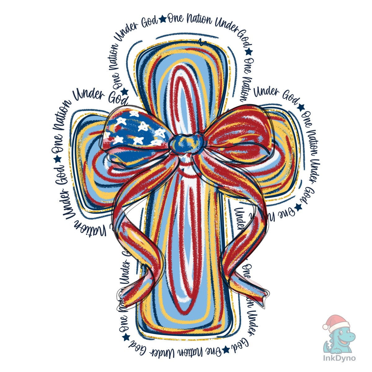 Christian 4th of July Cross