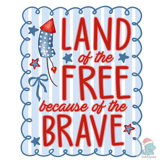 Land of the Free Coquette 4th July - DTF Transfer