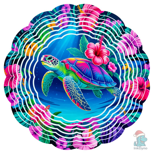 Sea Turtle Wind Spinner - DTF Transfer