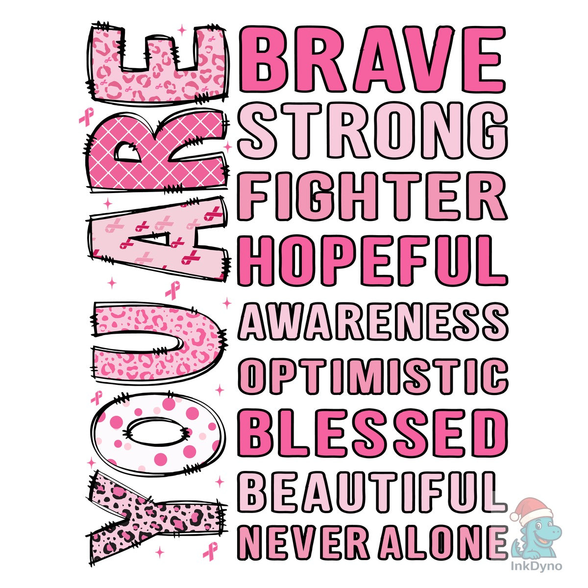 You Are Brave Strong Fighter Bible