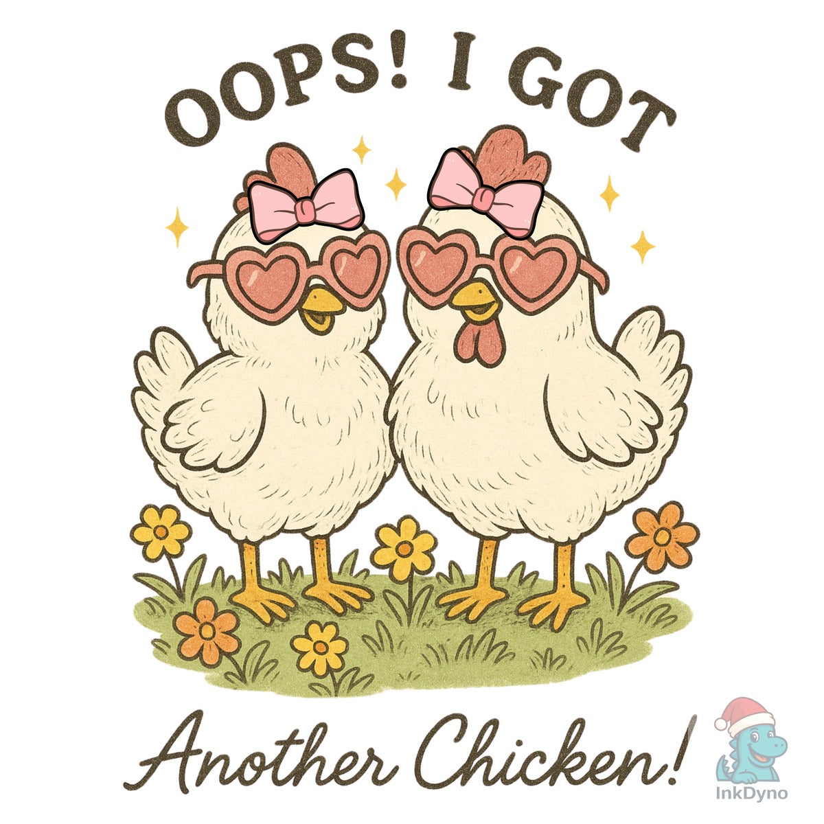 Chicken Lover Cute Country Floral