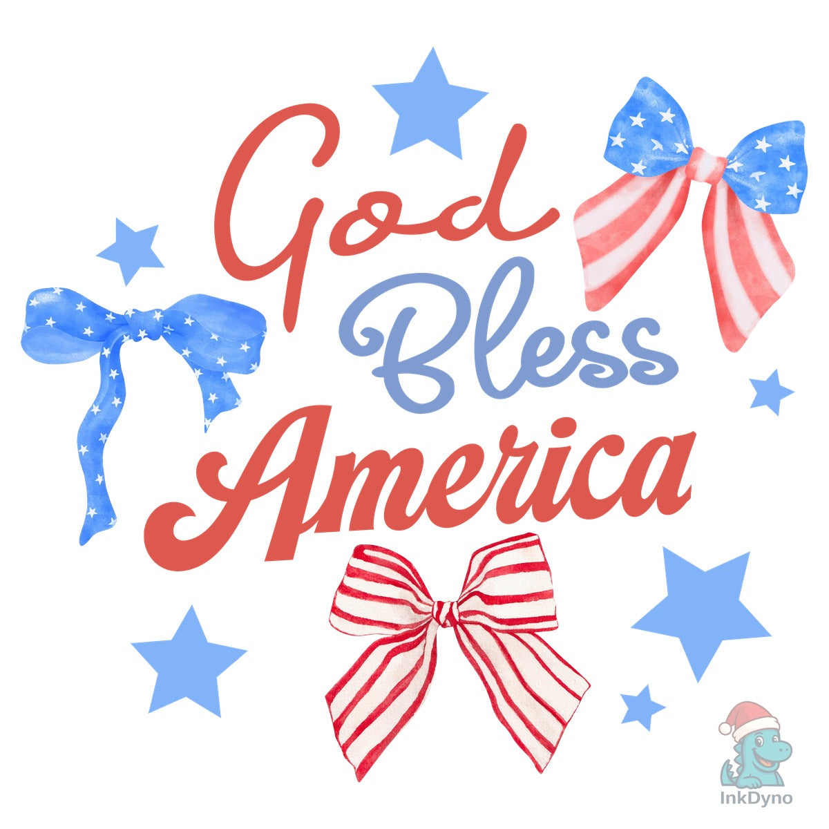 God Bless America Coquette 4th July