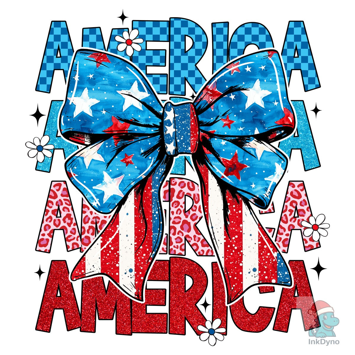 Preppy America Coquette Bow