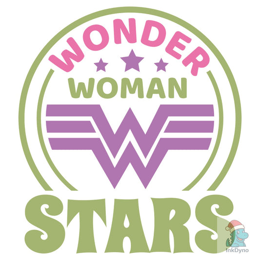 Wonder Woman Stars Womens Day Quote - DTF Transfer