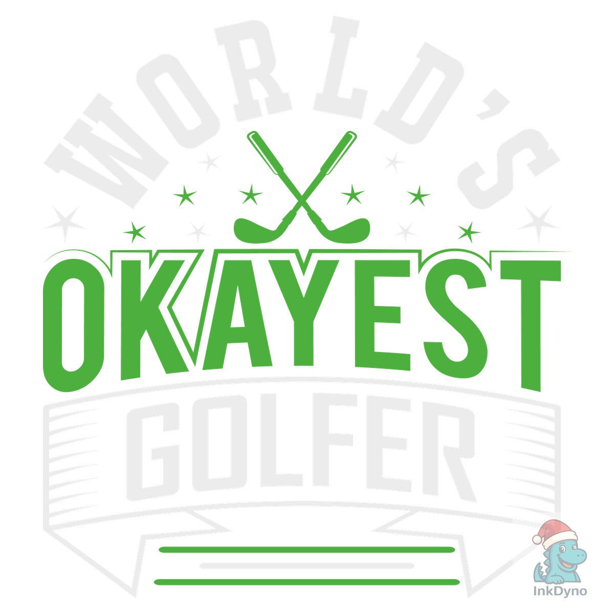 World's Okayest Golfer Golf Quote