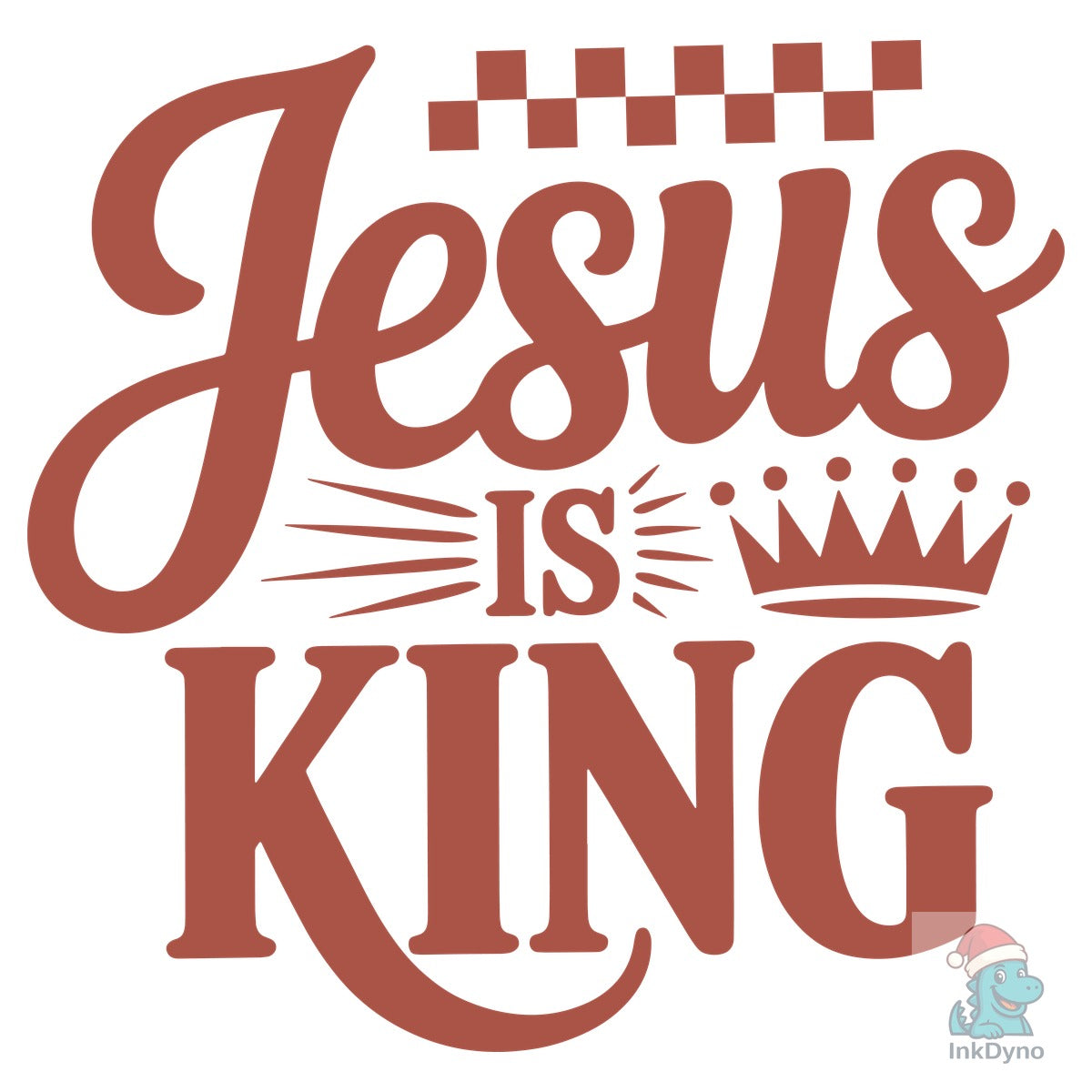 Christian Typography Jesus is King