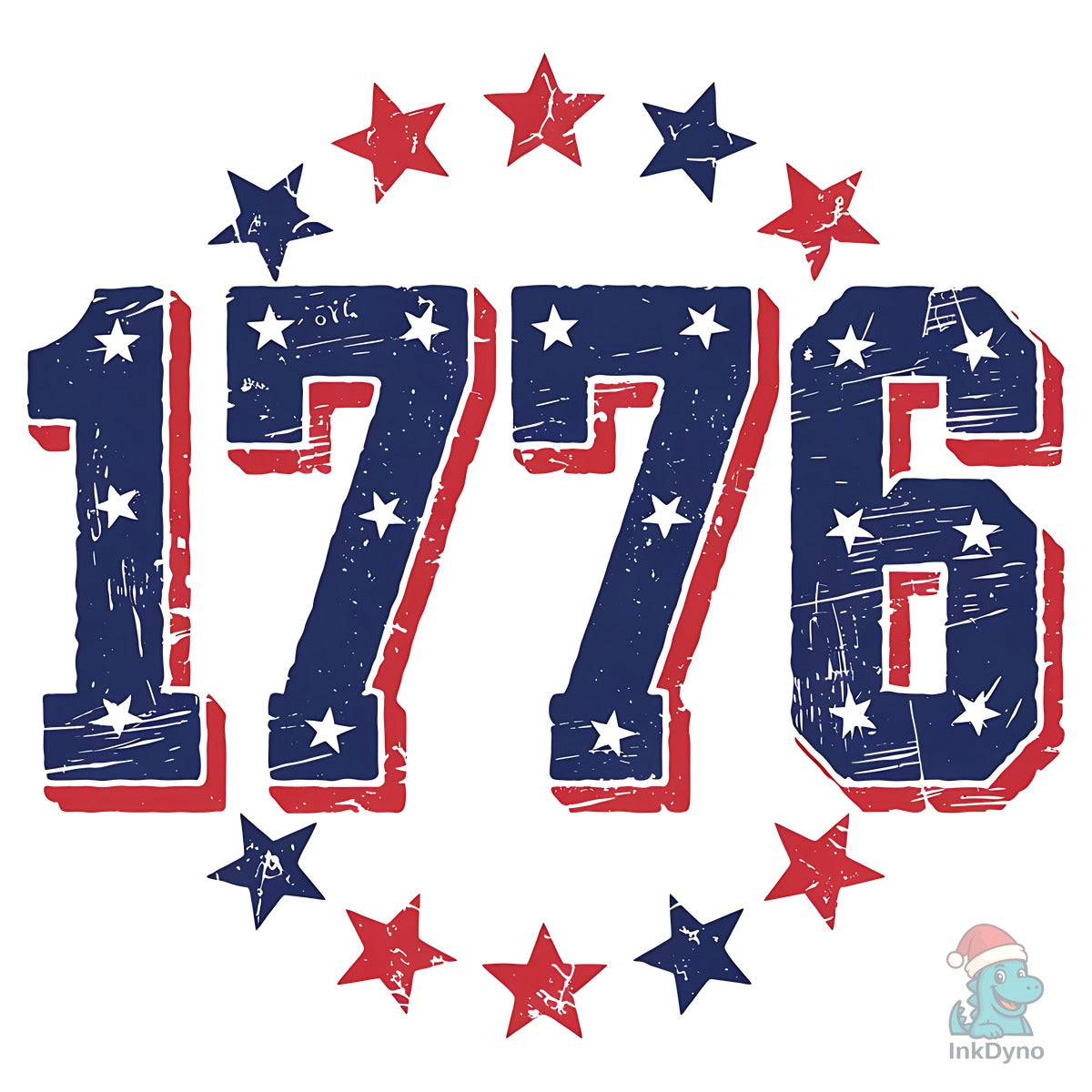 4th of July Vintage 1776 Design