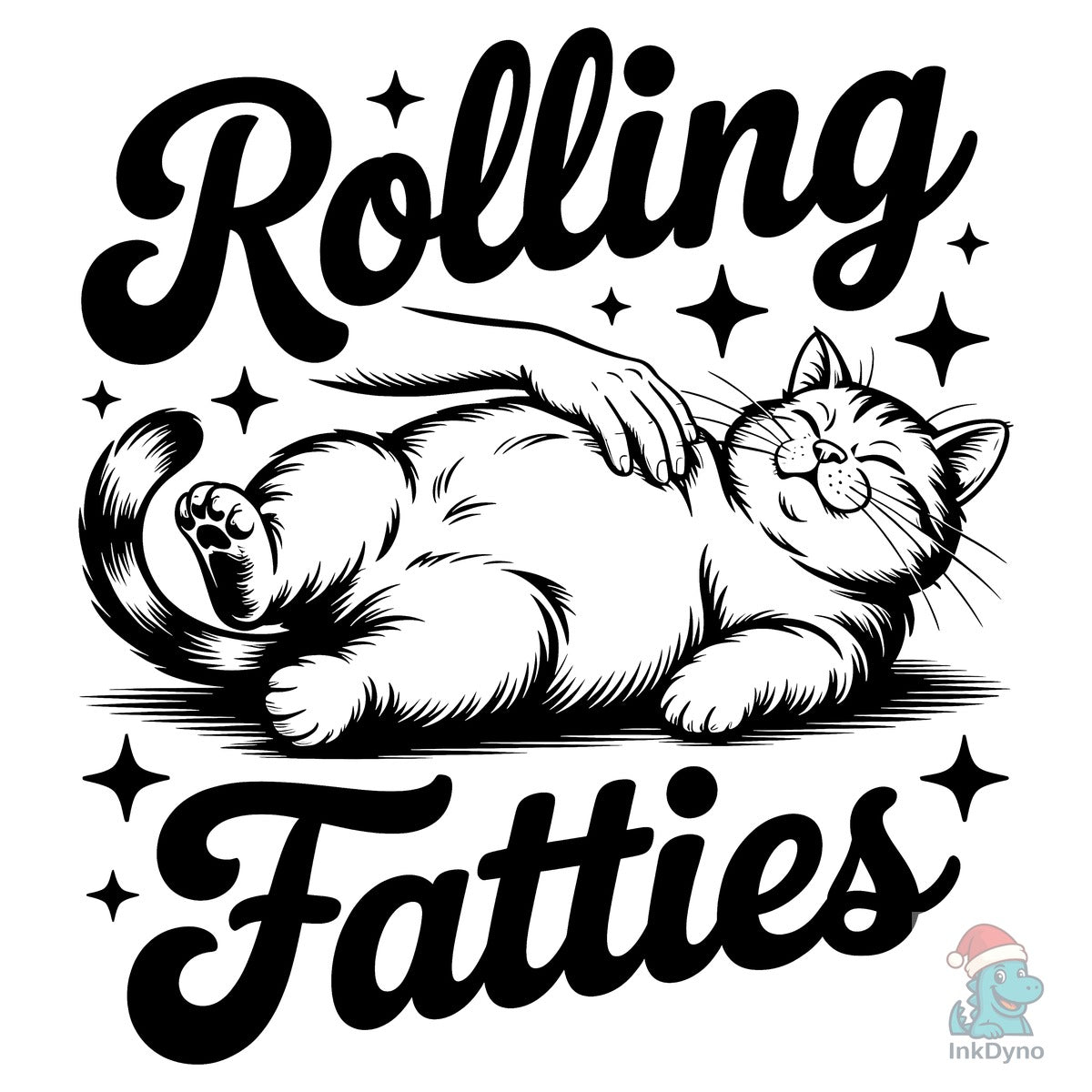 Rolling Fatties Cat Funny Smoking