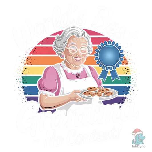 World's Best Grandma - No Contest! - DTF Transfer