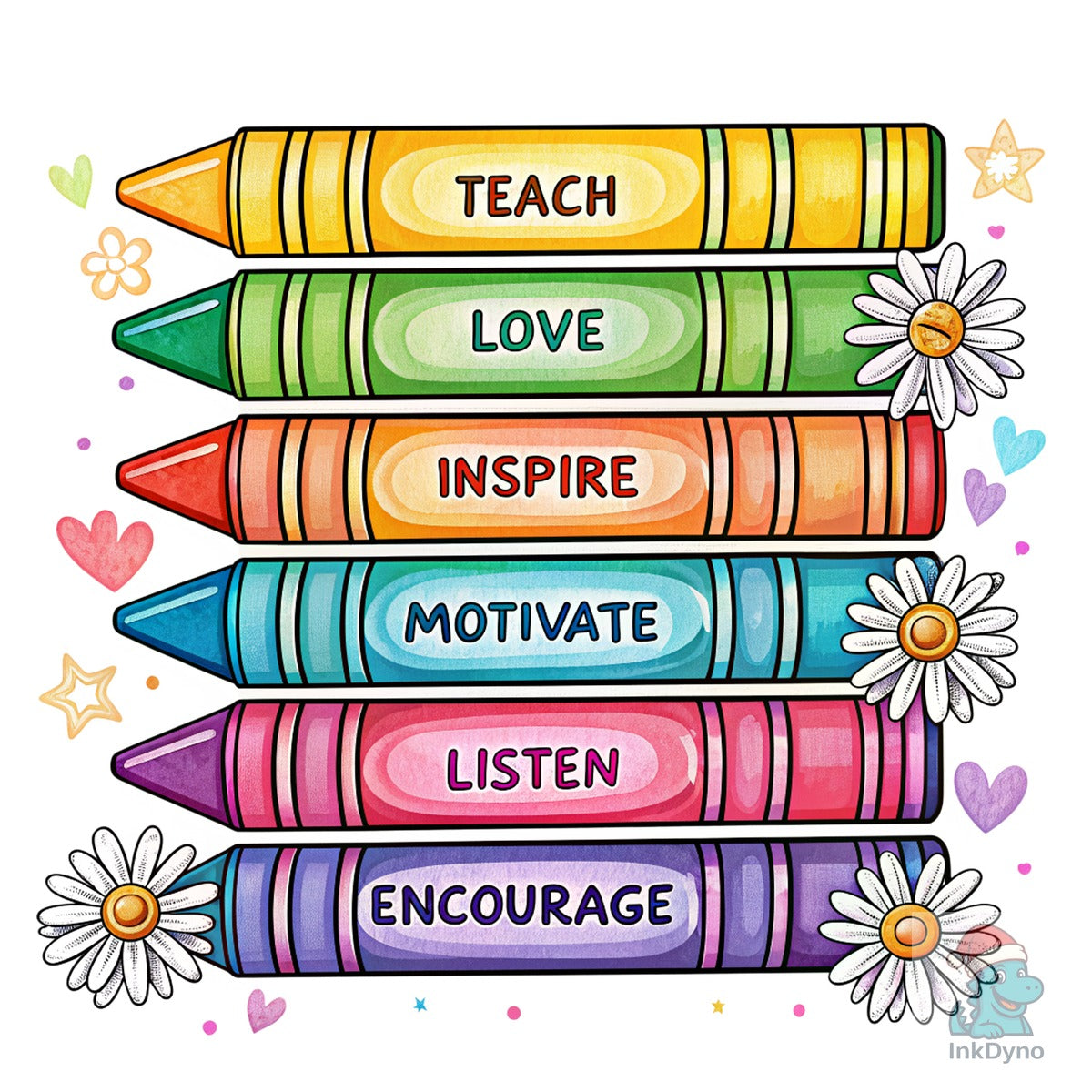 Colorful Motivational Teacher Design