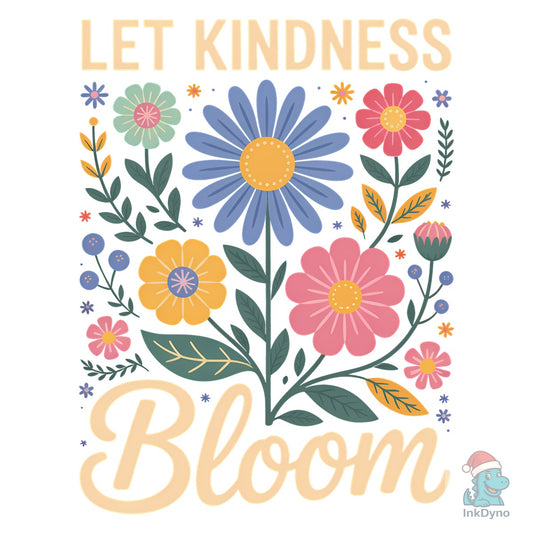 Retro Let Kindness Bloom T-Shirt - DTF Transfer