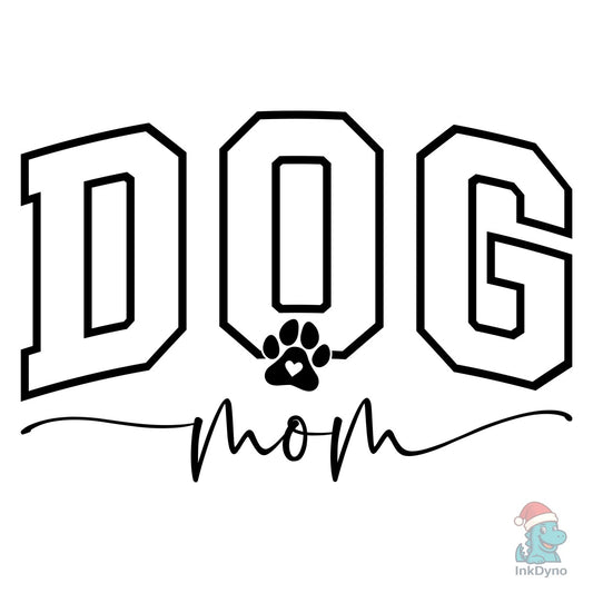 Dog Mom Dog Mama Dog Paw - DTF Transfer