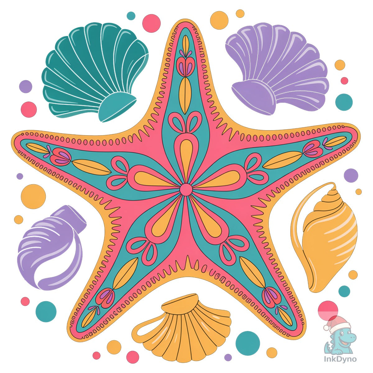 Preppy Starfish Coquette Summer
