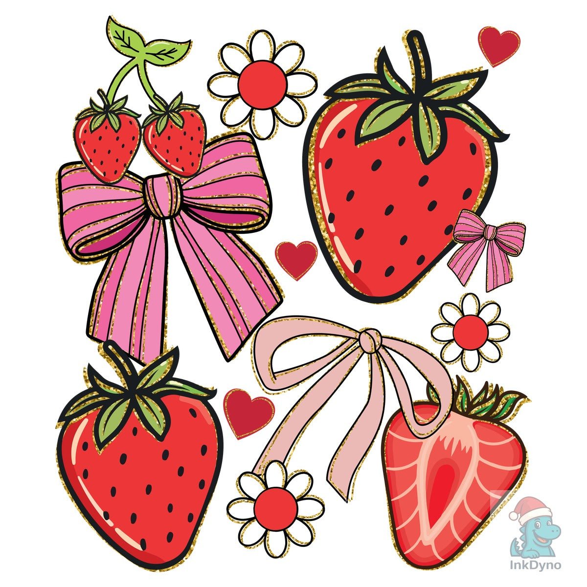 Boho Strawberry Coquette Preppy