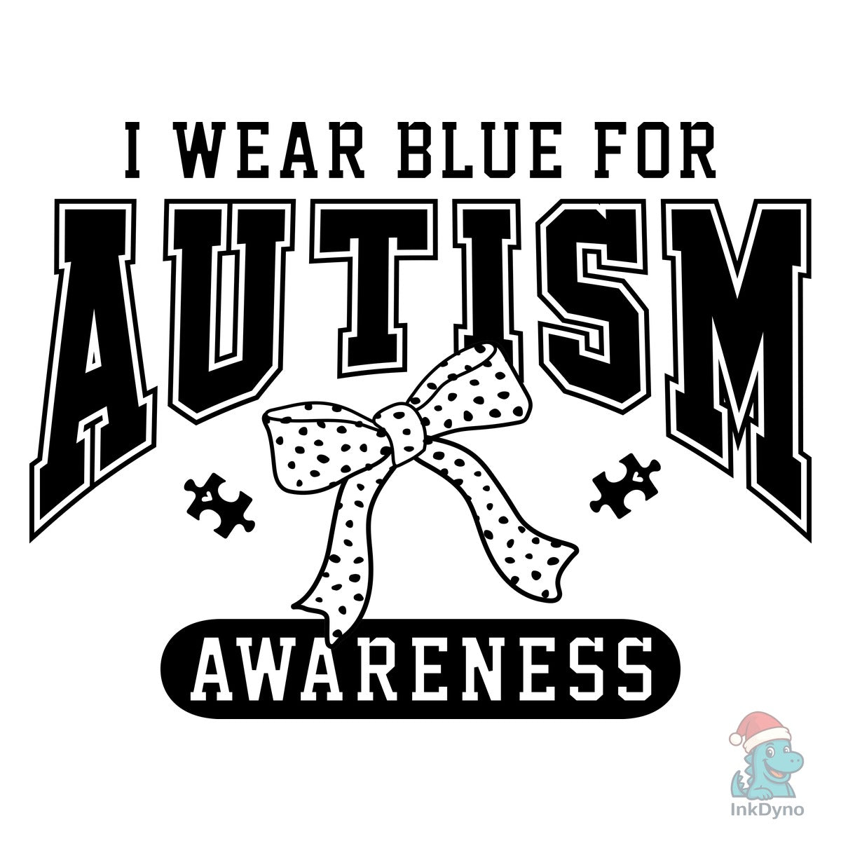 I Wear Blue for Autism Autism Aware