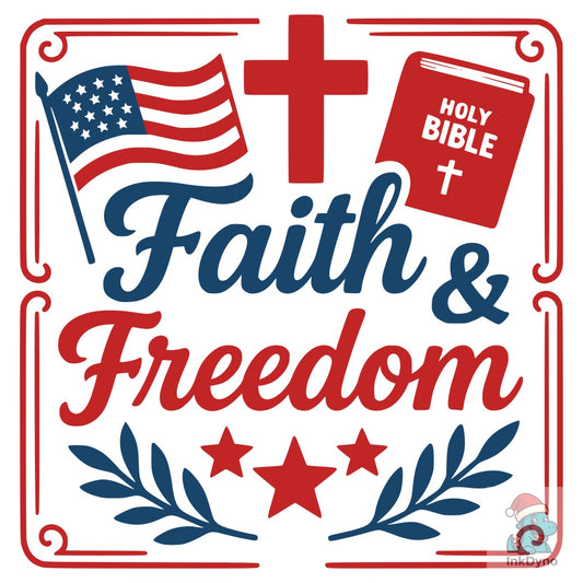 4th of July Christian Jesus - DTF Transfer