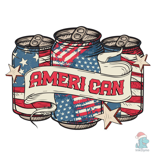 Funny 4th of July Party Drinking - DTF Transfer