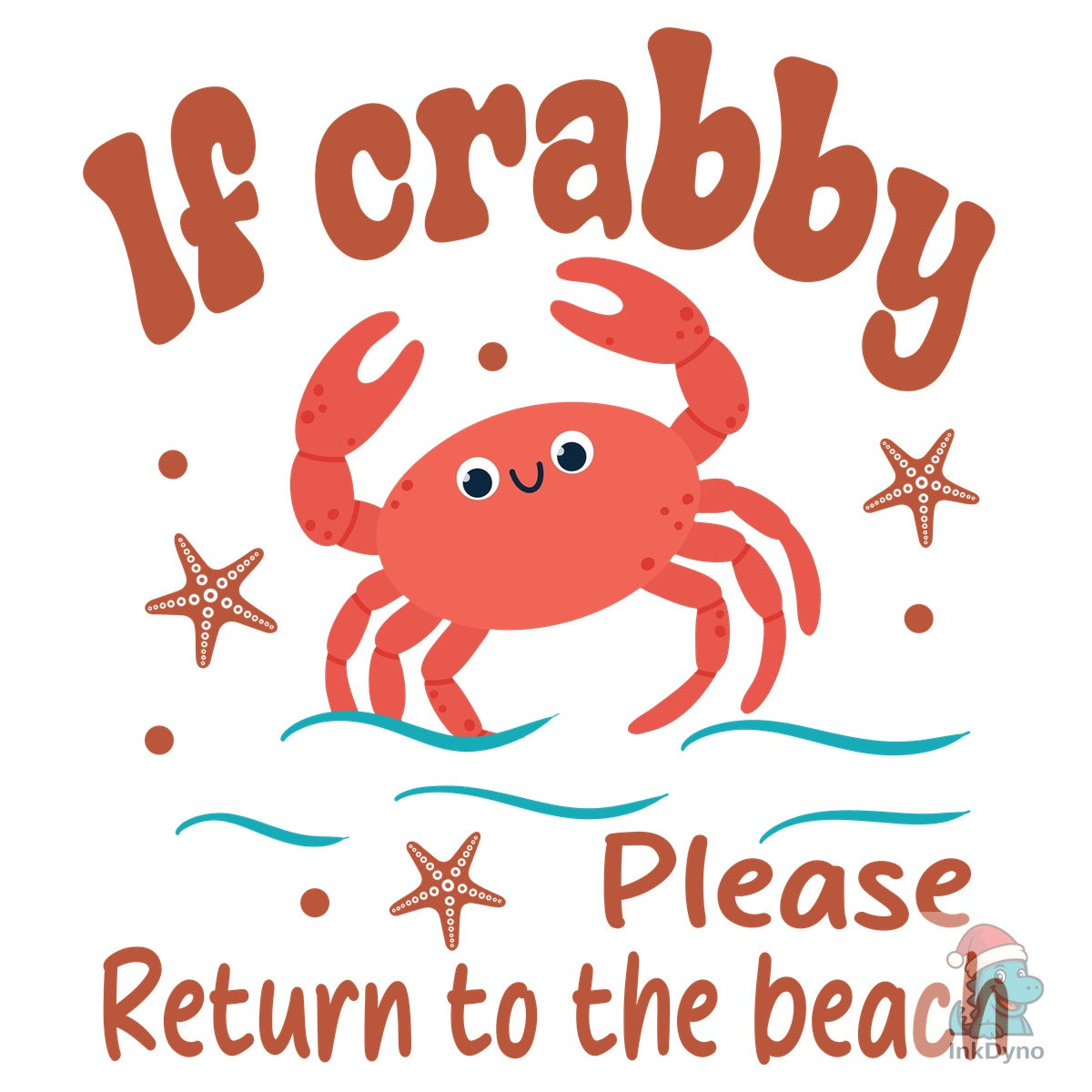Funny Summer Crab Beach