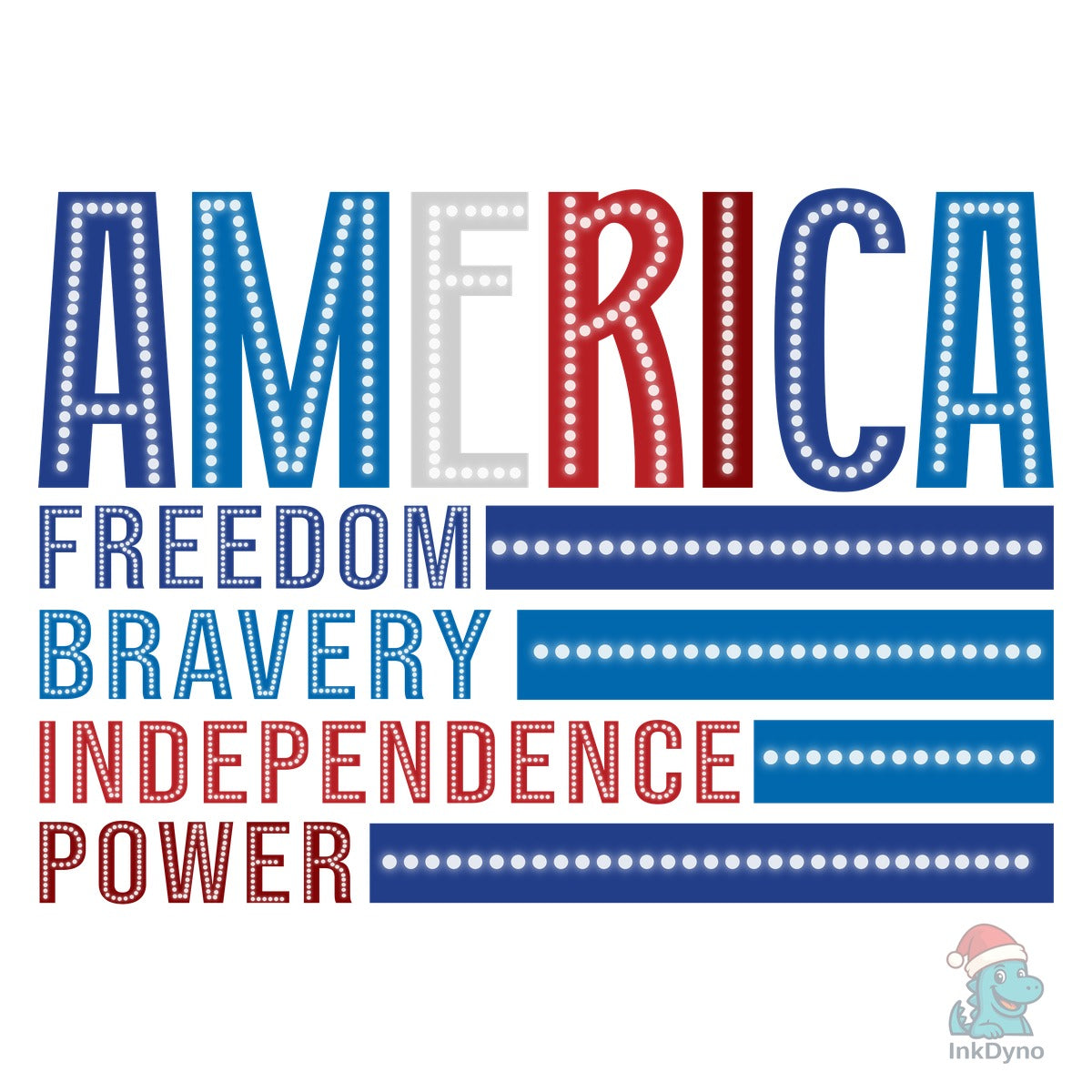 Retro America 4th of July