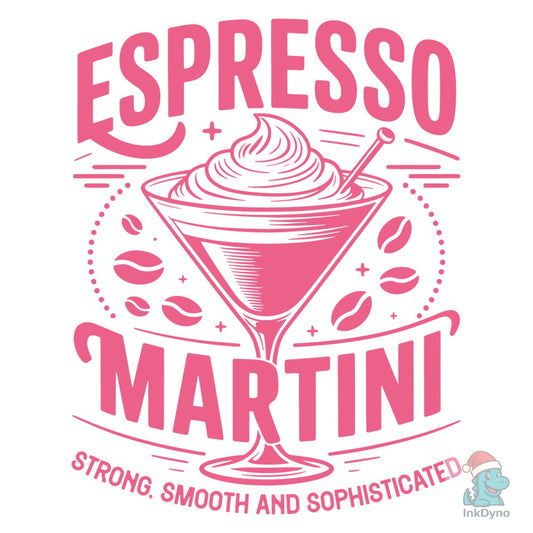 Espresso Martini Summer Cocktail - DTF Transfer