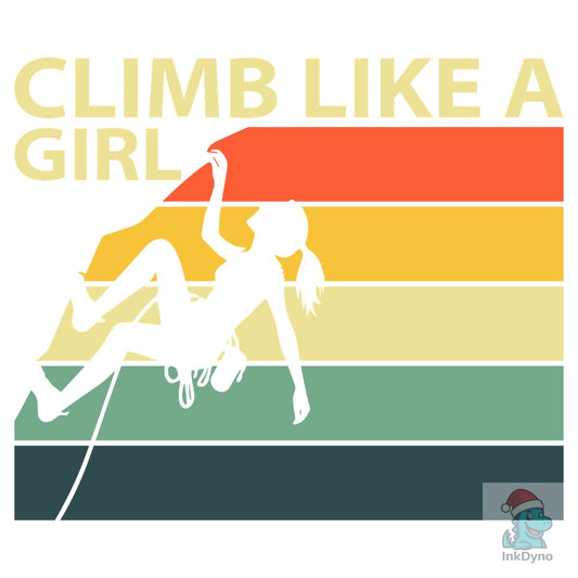 Cool Rock Climbing for Women Girls Mount - DTF Transfer