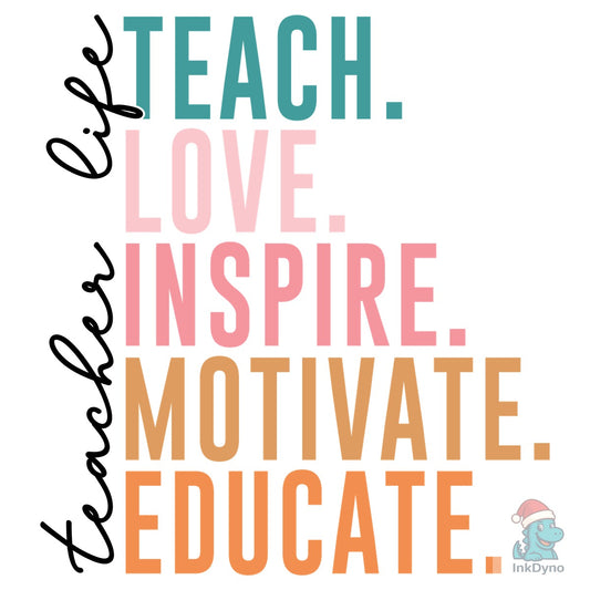 Teacher Teacher Appreciation - DTF Transfer