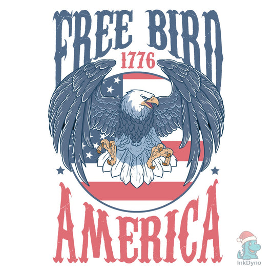 Bad Eagle America 4th of July - DTF Transfer