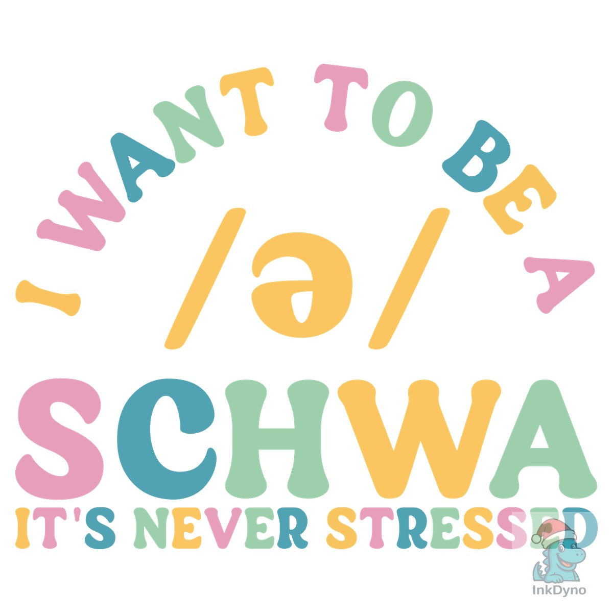 I Want to Be a SCHWA It's Never Stressed