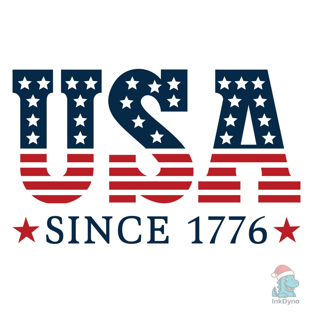 Patriotic 4th of July USA Since 1776