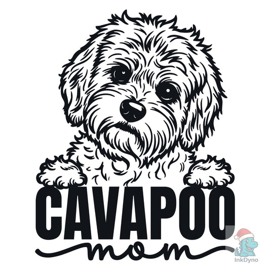 Cavapoo Mom Dog - DTF Transfer