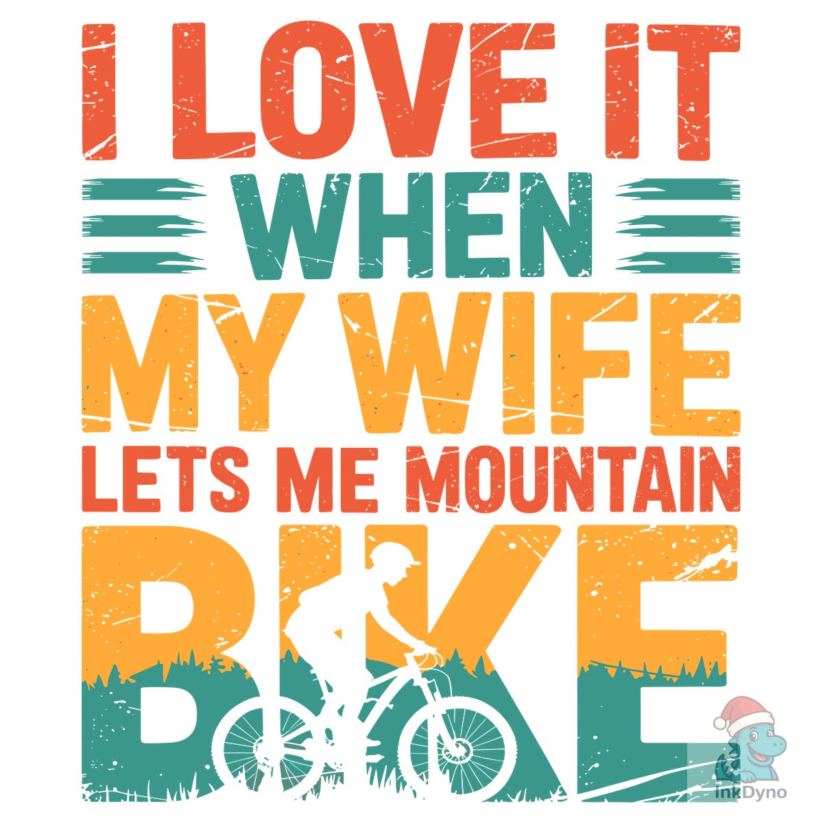 Mountain Biking Husband T-Shirt