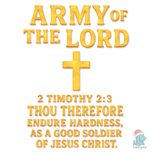 Army of the Lord Cross Shield - DTF Transfer