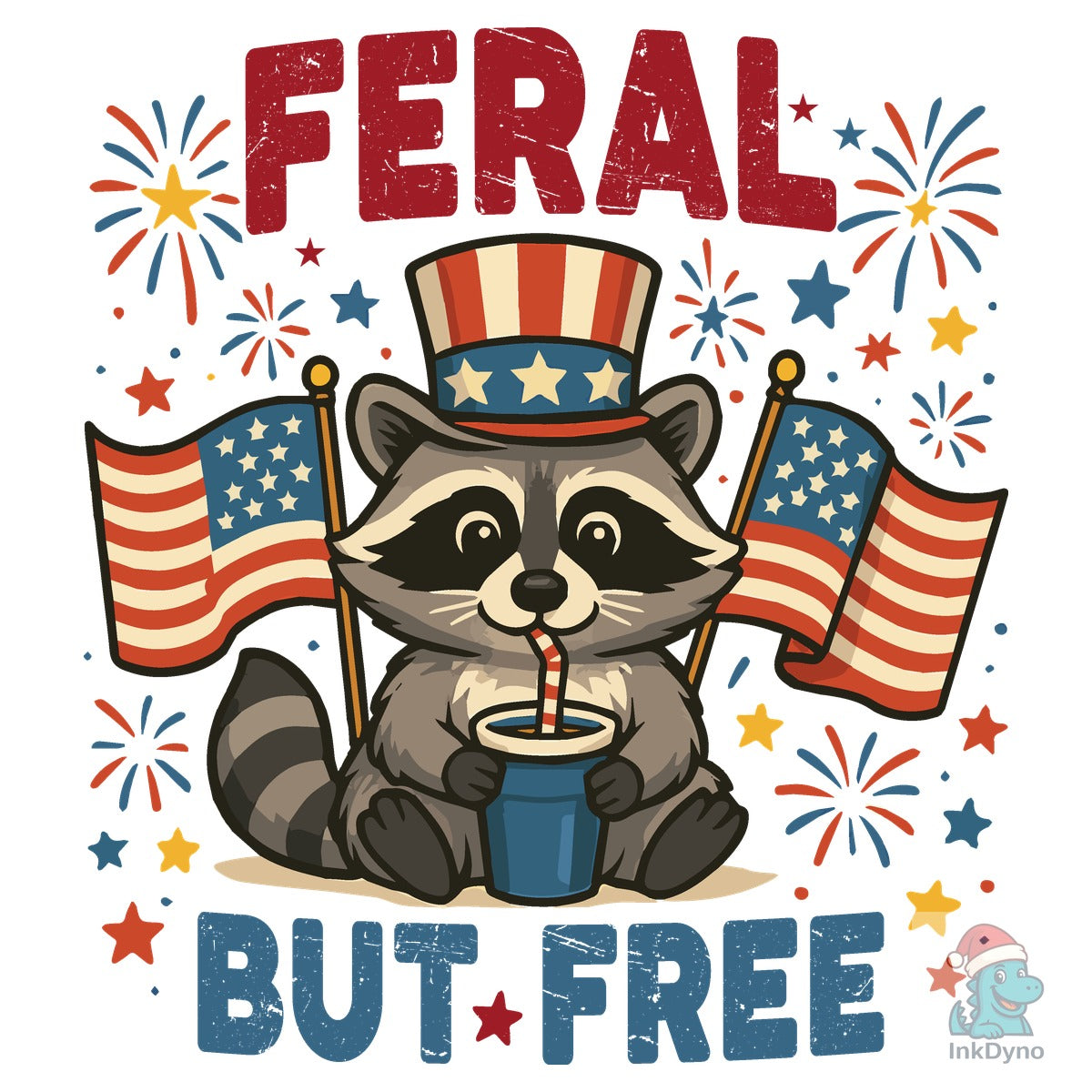 Feral But Free Raccoon